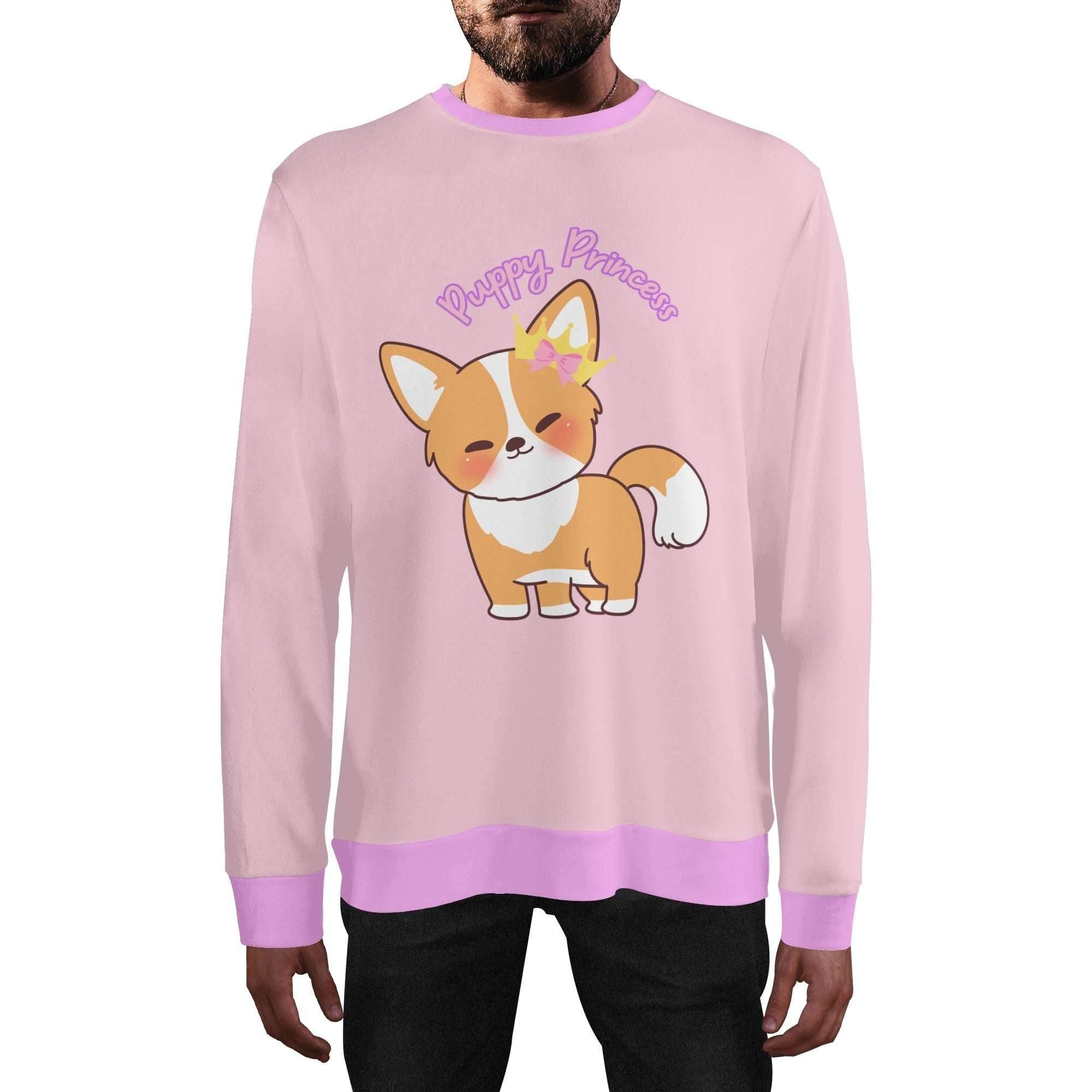 Puppy Princess Unisex Loose Pullover Sweatshirt - Puppy's Aesthetics