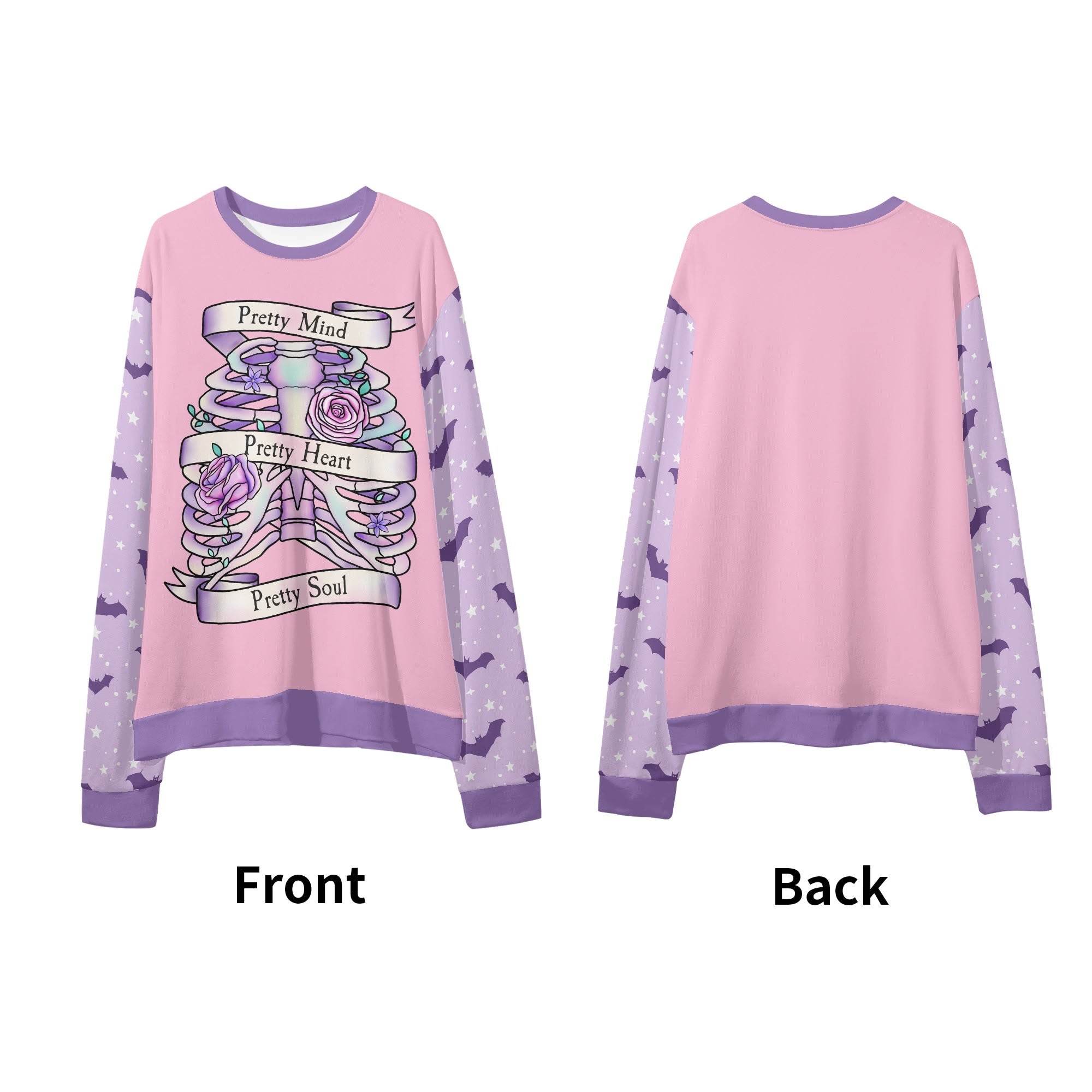 Sweet Gothling Unisex Loose Pullover Sweatshirt - Puppy's Aesthetics