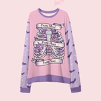 Sweet Gothling Unisex Loose Pullover Sweatshirt - Puppy's Aesthetics