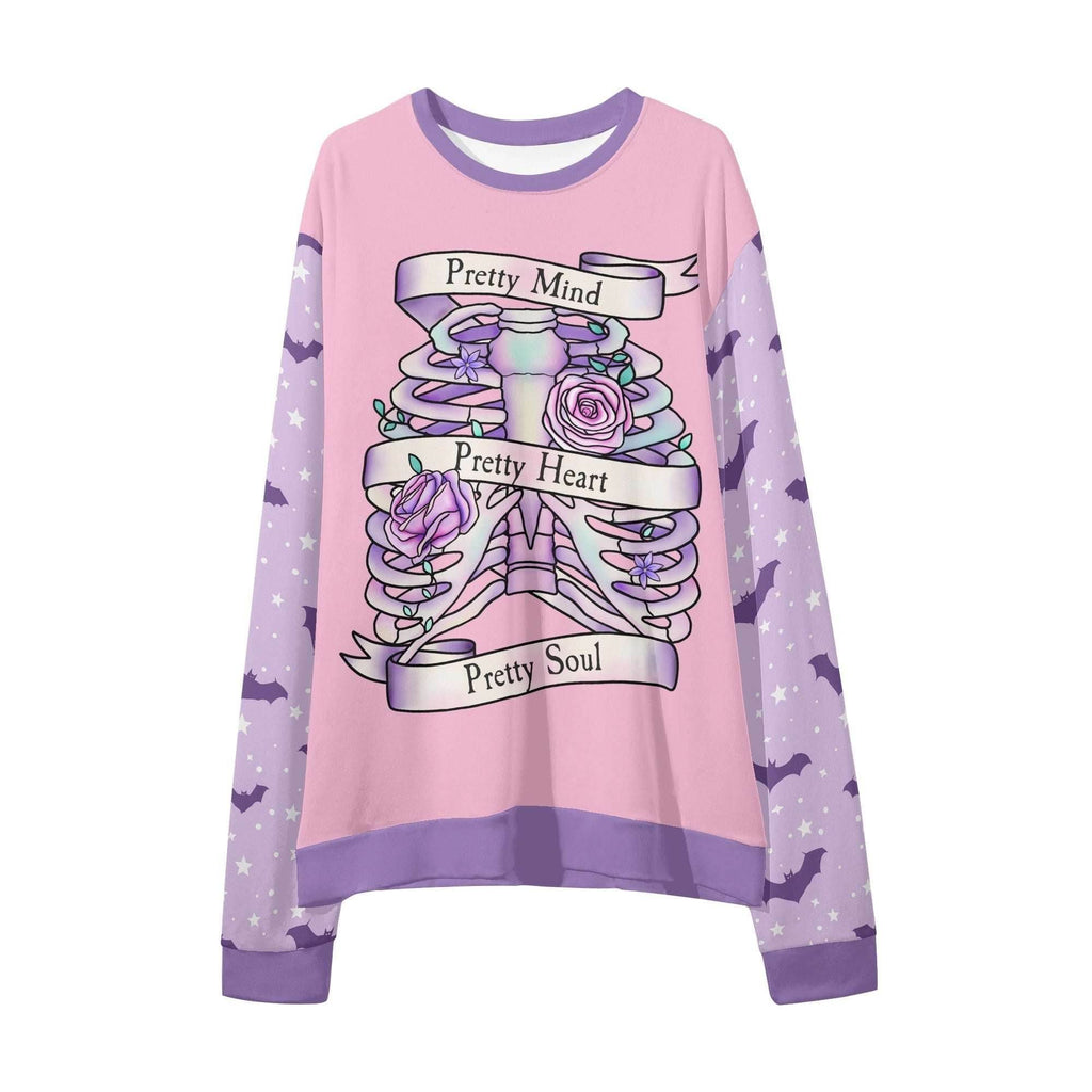 Sweet Gothling Unisex Loose Pullover Sweatshirt - Puppy's Aesthetics