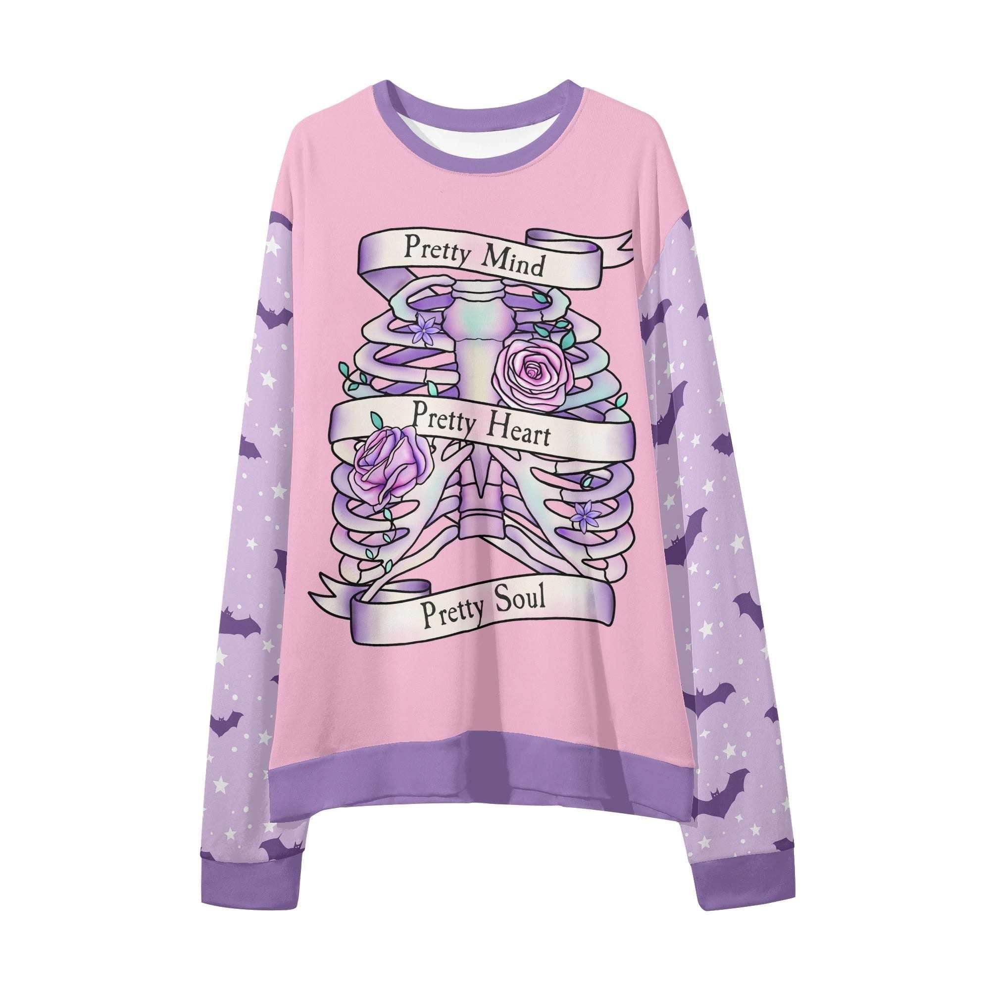 Sweet Gothling Unisex Loose Pullover Sweatshirt - Puppy's Aesthetics