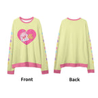 Tummy Yummies Unisex Casual Loose Pullover Sweatshirt - Puppy's Aesthetics