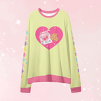 Tummy Yummies Unisex Casual Loose Pullover Sweatshirt - Puppy's Aesthetics