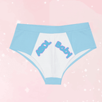ABDL Baby Blue White Briefs - Puppy's Aesthetics