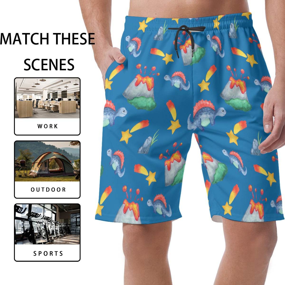 Adorable Dinosaur Shorts - Puppy's Aesthetics