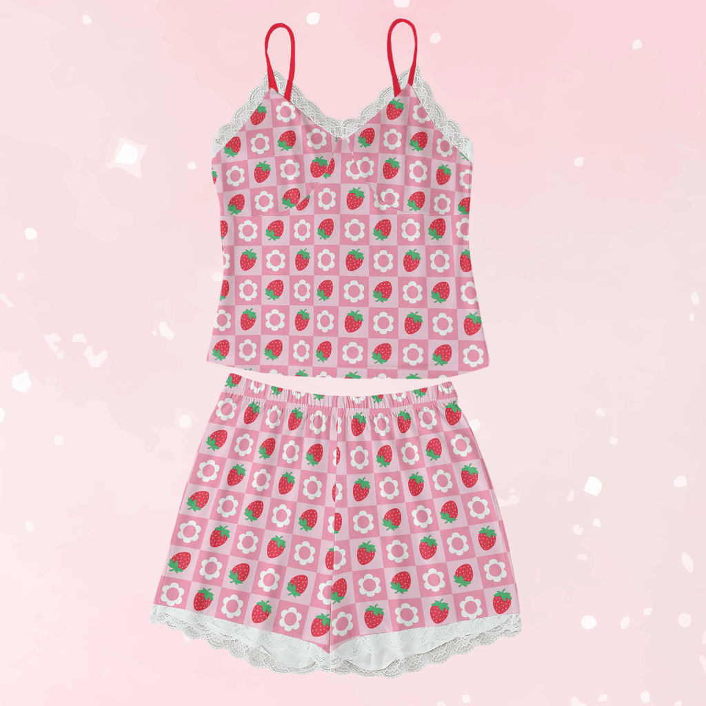 Berry Babe Cami Jammies - Puppy's Aesthetics