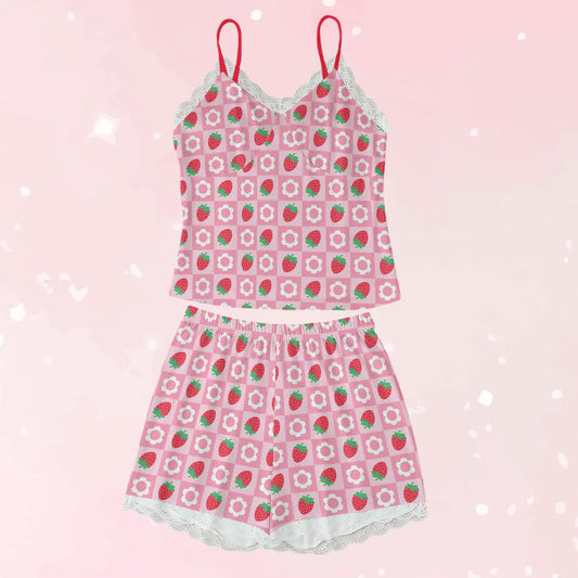 Berry Babe Cami Jammies - Puppy's Aesthetics