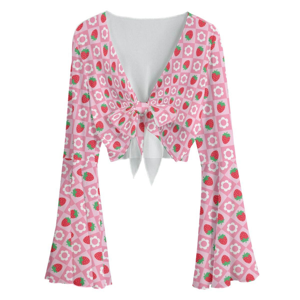 Berry Babe Knot Top - Puppy's Aesthetics