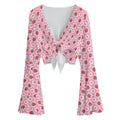 Berry Babe Knot Top - Puppy's Aesthetics