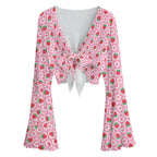 Berry Babe Knot Top - Puppy's Aesthetics