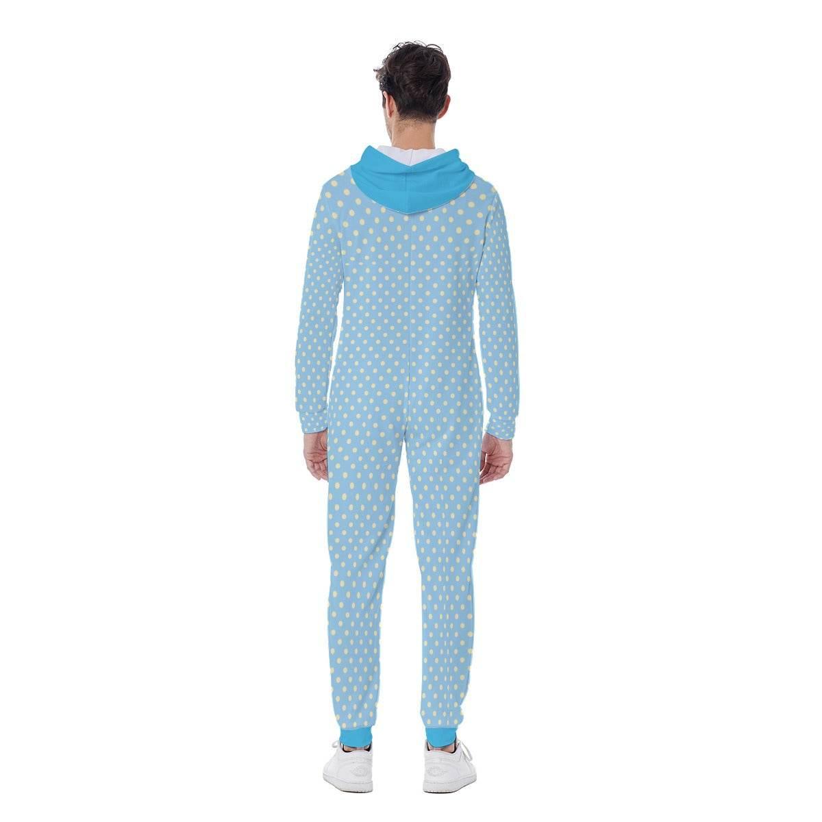 Blue Baby Lion Hooded Pajamas - Puppy's Aesthetics