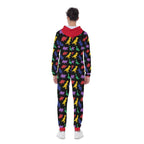 Colorful Lil Dinos Hooded Sleeper - Puppy's Aesthetics