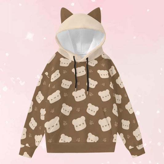 Cozy Cub Ears Unisex Hoodie - Puppy's Aesthetics