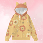 Cute Lion Ears Hoodie - Puppy's Aesthetics