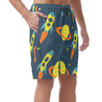 Cute Rockets Shorts - Puppy's Aesthetics