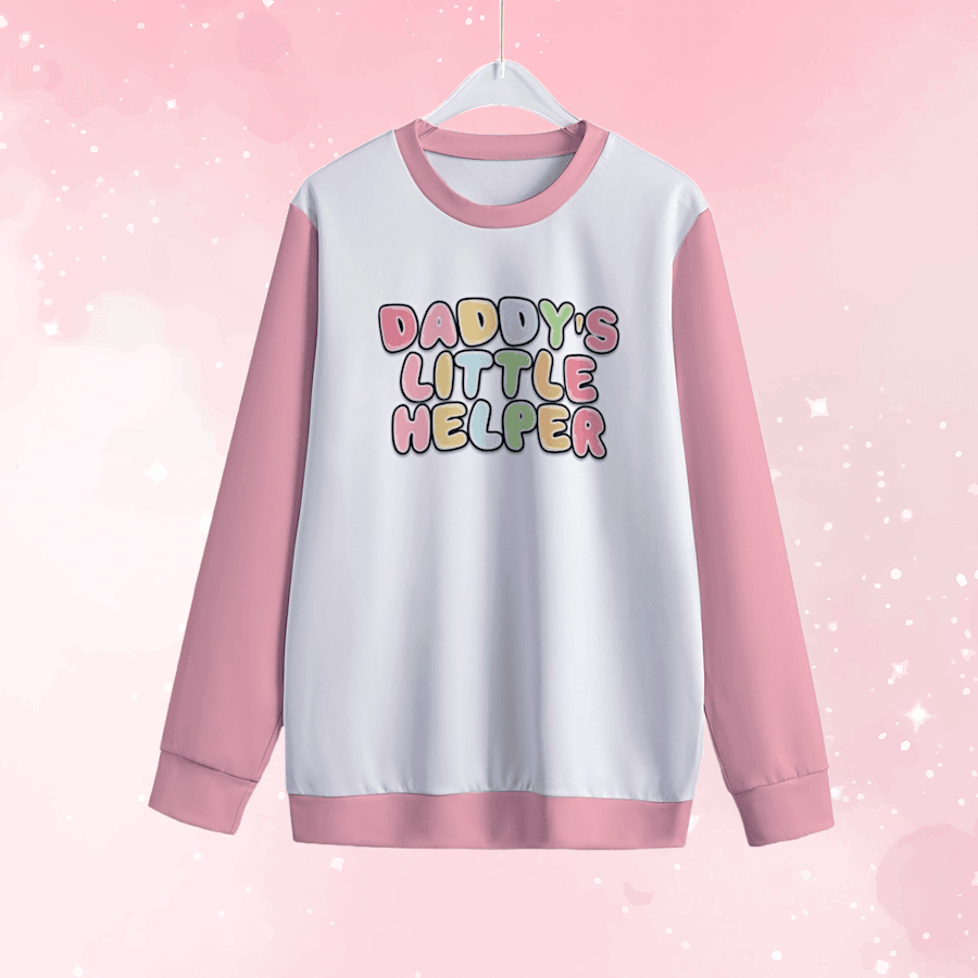 Daddy's Little Helper Unisex Sweatshirt - Puppy's Aesthetics