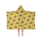 Honey Paw Fleece Hooded Blanket - Puppy's Aesthetics