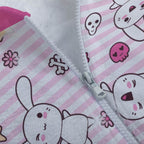 Hop 'n' Stripe Bunny Ears Unisex Hoodie - Puppy's Aesthetics