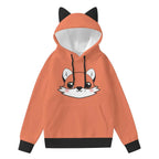 Kawaii Foxy Hoodie With Decorative Ears - Puppy's Aesthetics