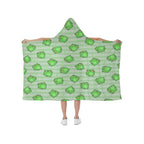 Leaping Froggie Fleece Hooded Blanket - Puppy's Aesthetics