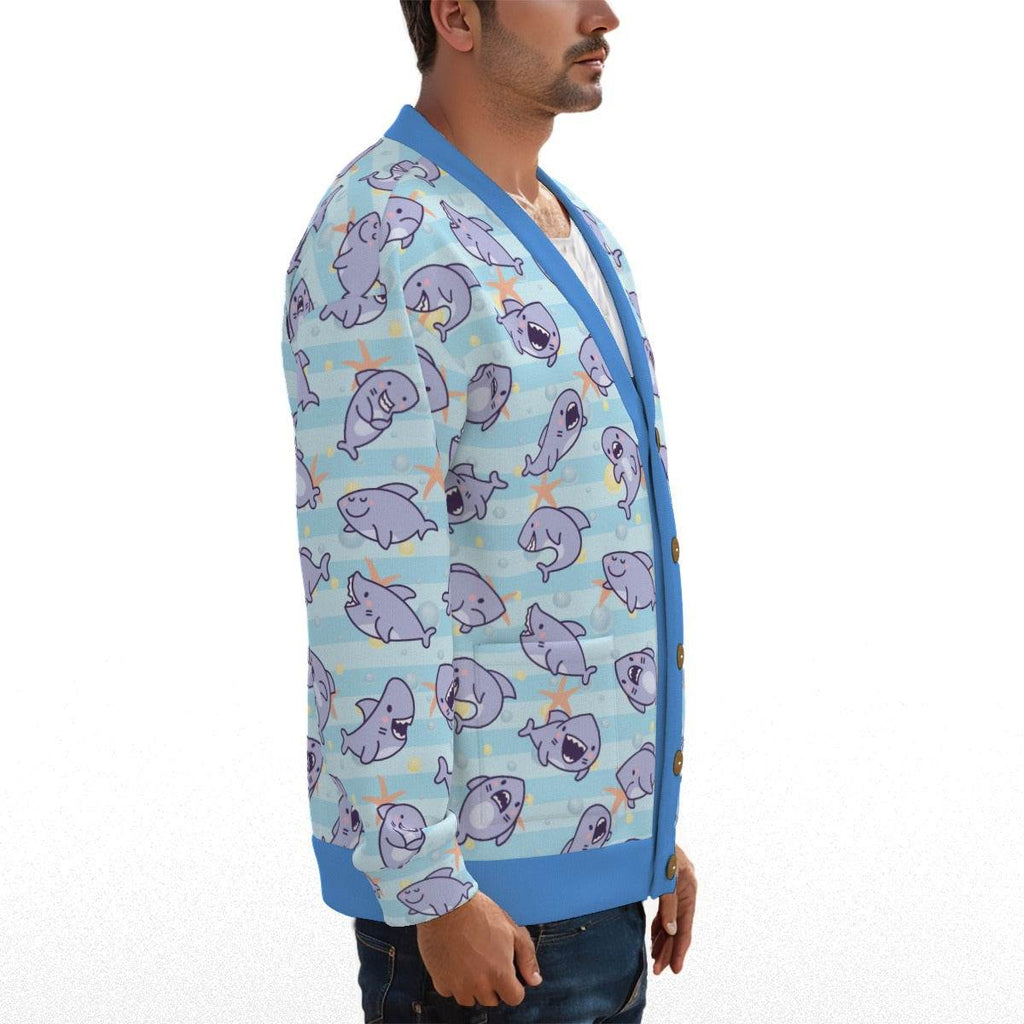 Lil Finny Fleece Cardigan - Puppy's Aesthetics