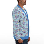 Lil Finny Fleece Cardigan - Puppy's Aesthetics