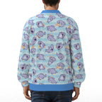 Lil Finny Fleece Cardigan - Puppy's Aesthetics