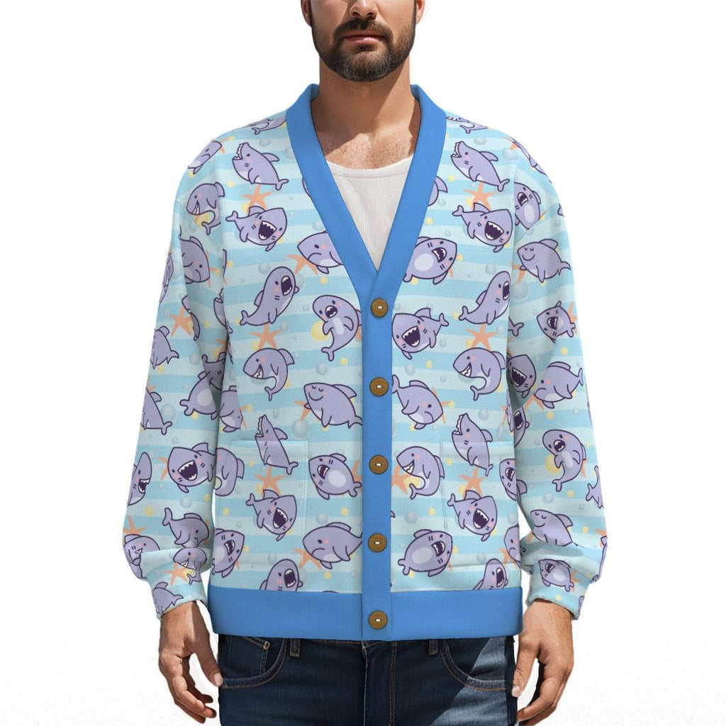 Lil Finny Fleece Cardigan - Puppy's Aesthetics