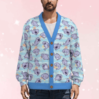 Lil Finny Fleece Cardigan - Puppy's Aesthetics