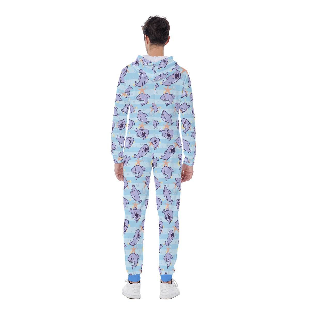 Lil Finny Unisex Hooded Pajamas - Puppy's Aesthetics