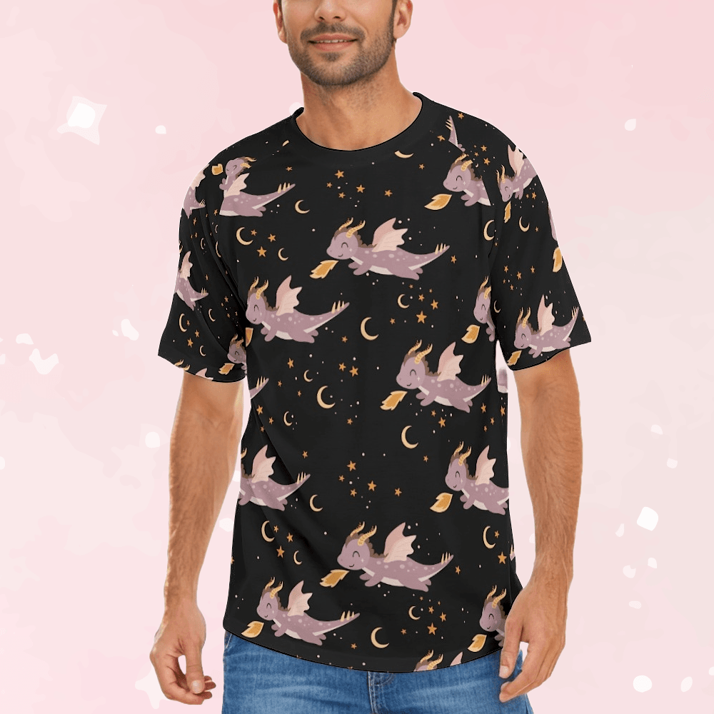 Lil Fire Dragons Graphic Tee - Puppy's Aesthetics