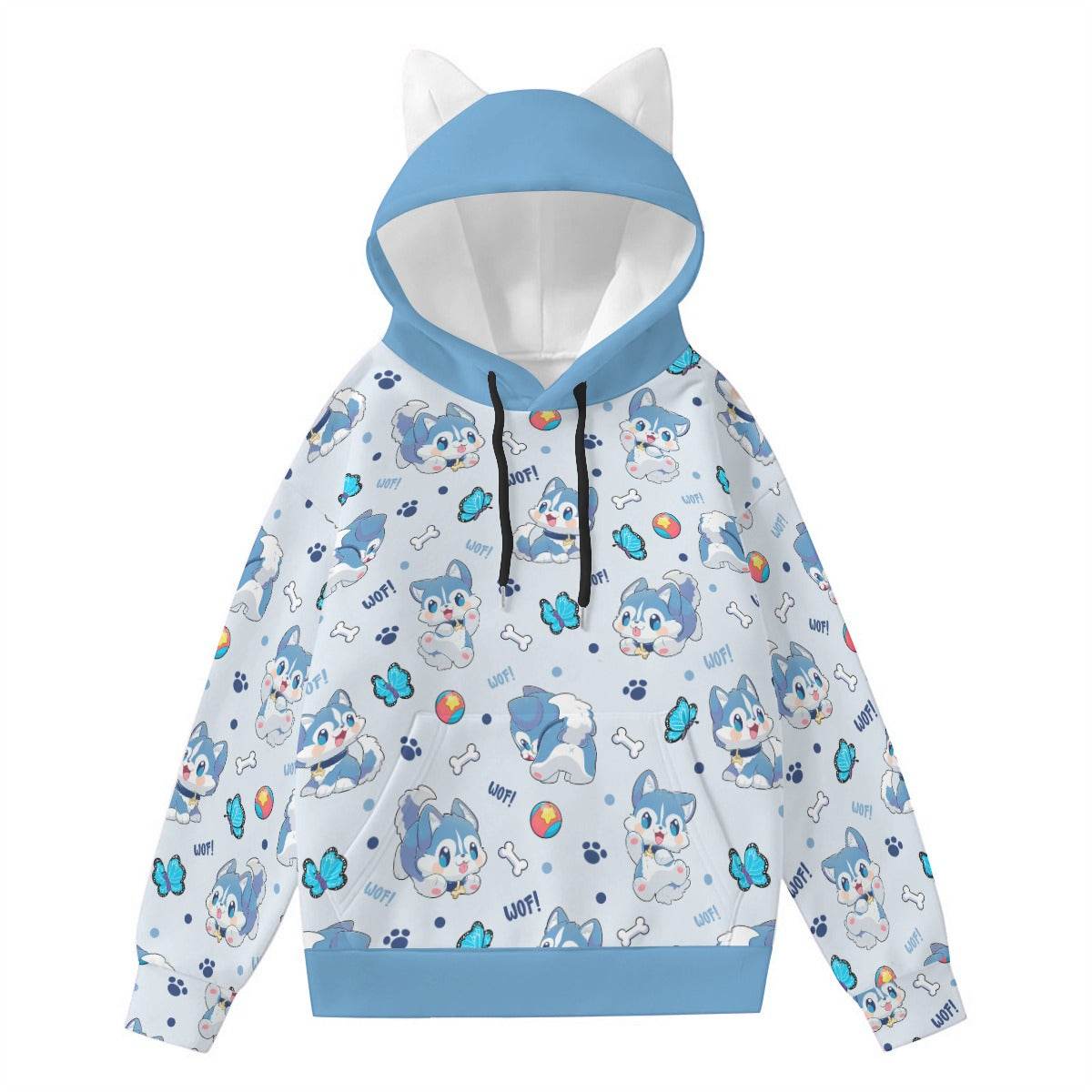 Lil Woof Ears Unisex Hoodie - Puppy's Aesthetics