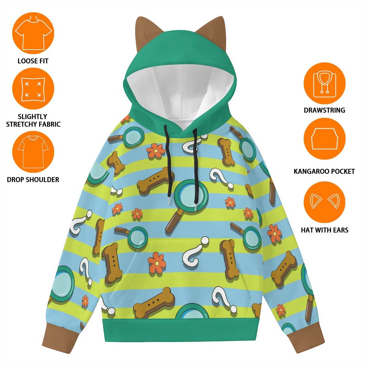 Mystery Cutie Ears Unisex Hoodie - Puppy's Aesthetics