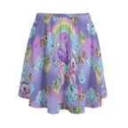Pastel Dreamycorn Skater Skirt - Puppy's Aesthetics