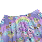 Pastel Dreamycorn Skater Skirt - Puppy's Aesthetics