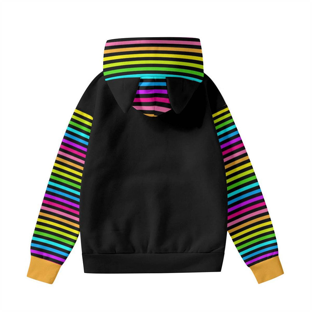 Rainbow Cat Ears Unisex Hoodie - Puppy's Aesthetics