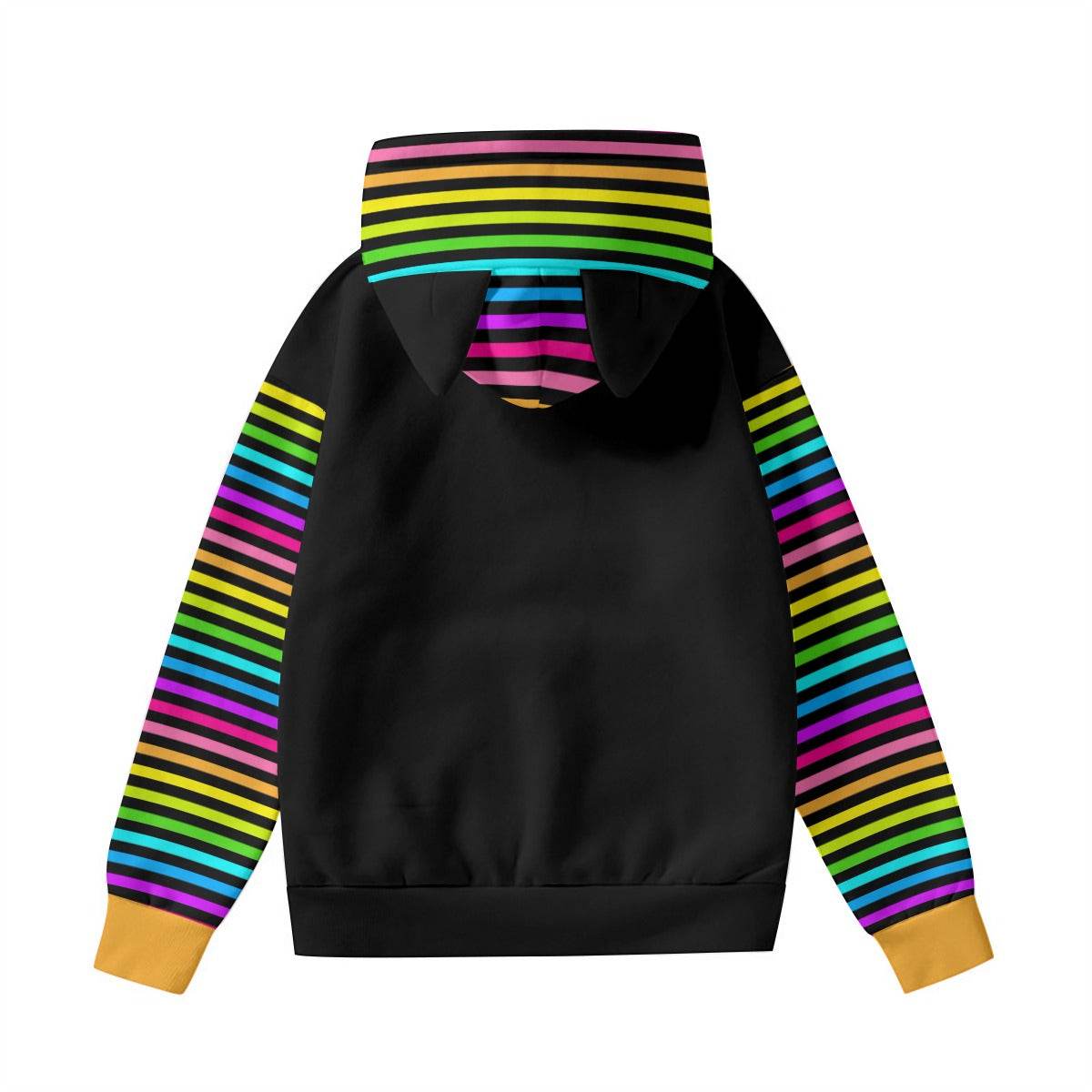 Rainbow Cat Ears Unisex Hoodie - Puppy's Aesthetics