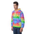 Rainbow Rush Unisex Hoodie - Puppy's Aesthetics