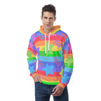 Rainbow Rush Unisex Hoodie - Puppy's Aesthetics