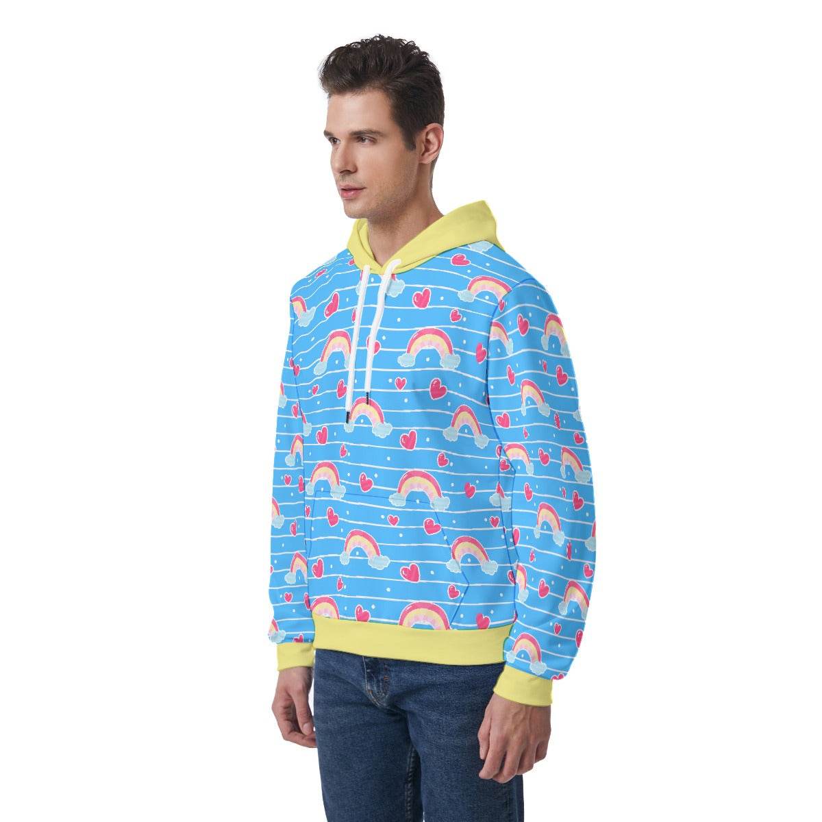 Rainbow Whimsy Unisex Hoodie - Puppy's Aesthetics