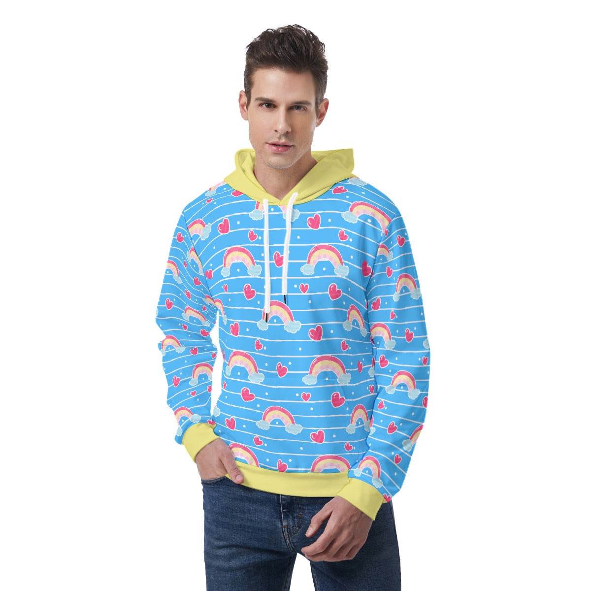 Rainbow Whimsy Unisex Hoodie - Puppy's Aesthetics