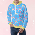 Rainbow Whimsy Unisex Hoodie - Puppy's Aesthetics