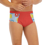 Red ABC Briefs - Puppy's Aesthetics