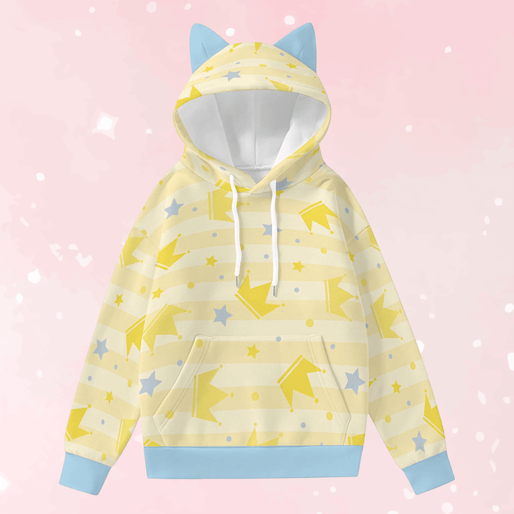 Royal Bumbles Unisex Cat Ears Hoodie - Puppy's Aesthetics
