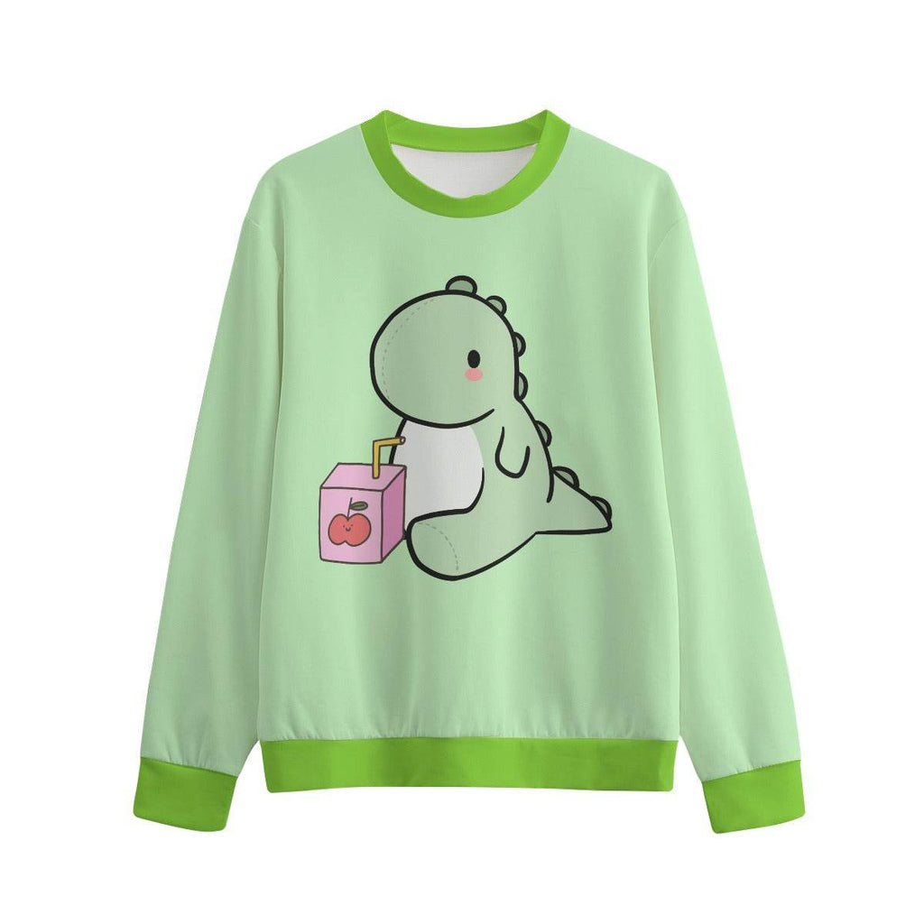 Sippin Saurus Plushie Unisex Sweater - Puppy's Aesthetics
