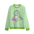 Sippin Saurus Plushie Unisex Sweater - Puppy's Aesthetics