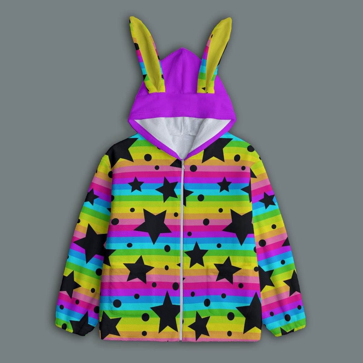 Starlight BunBun Ears Unisex Hoodie - Puppy's Aesthetics