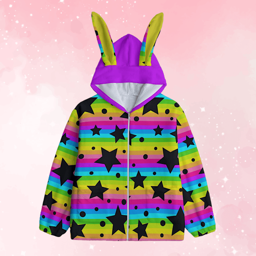 Starlight BunBun Ears Unisex Hoodie - Puppy's Aesthetics