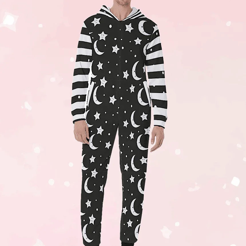 Sweet Dreams Dark Hooded Sleeper - Puppy's Aesthetics