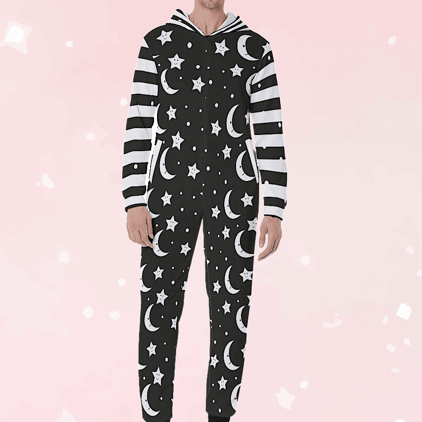 Sweet Dreams Dark Hooded Sleeper - Puppy's Aesthetics